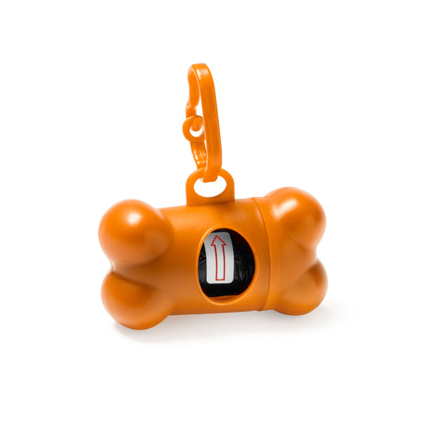 Dispensador de Sacos para Cães em Silicone Branco