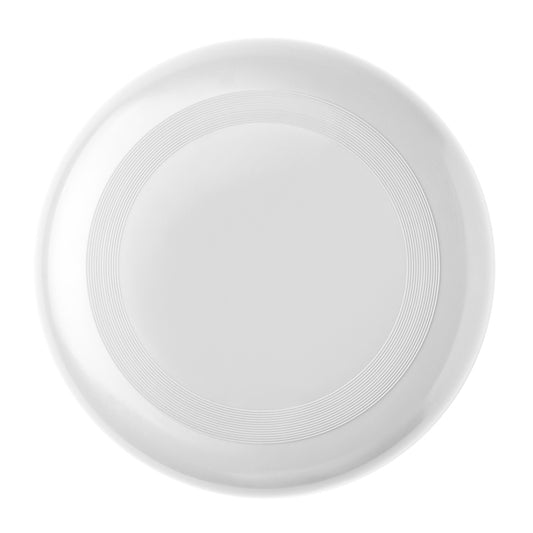 Prato de Cerâmica Branca com Design Minimalista