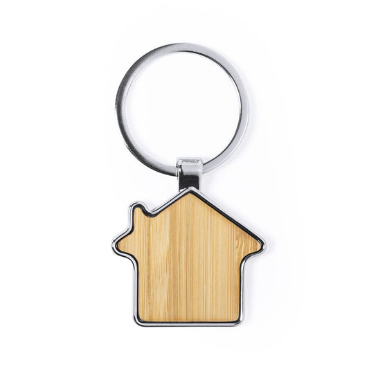 Chaveiro Casa Nature com Metal e Bambu