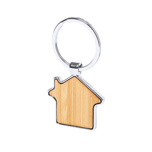 Chaveiro Casa Nature com Metal e Bambu