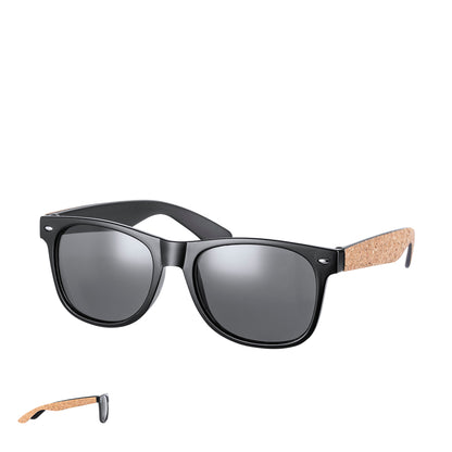 Óculos de Sol Nature com Proteção UV400 e Detalhes em Cortiça