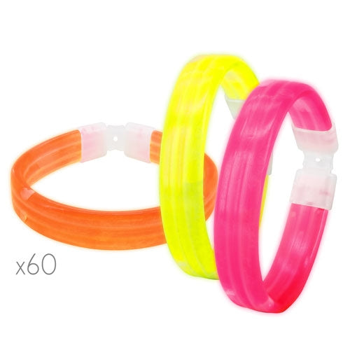 Pulseiras Luminosas Neón Party (Pack 60)