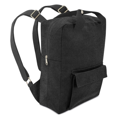Mochila de Algodão Reciclado Kandy Preta