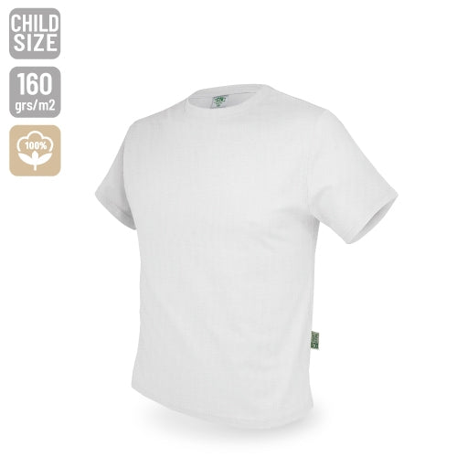 Camiseta de Algodão 160g Adulto e Criança Natur