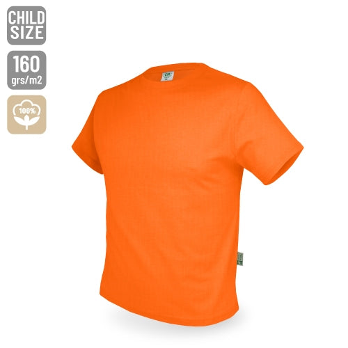 Camisola de Algodão 160g Infantil Laranja