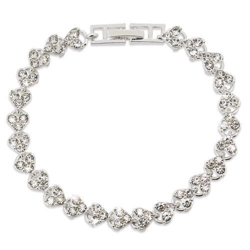 Pulseira Zarina Cristal e Zinco