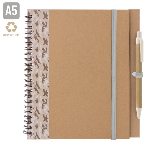 Caderno A5 com Caneta Safari
