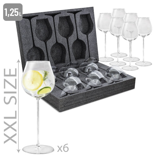 Conjunto 6 Copos de Cocktail Giant Sagra