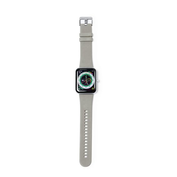 Relógio Inteligente com Pulseira de Silicone Preto