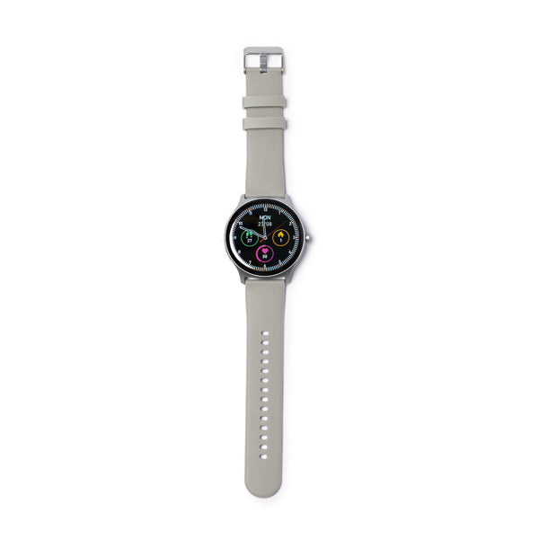 Relógio Inteligente com Pulseira de Silicone Preto