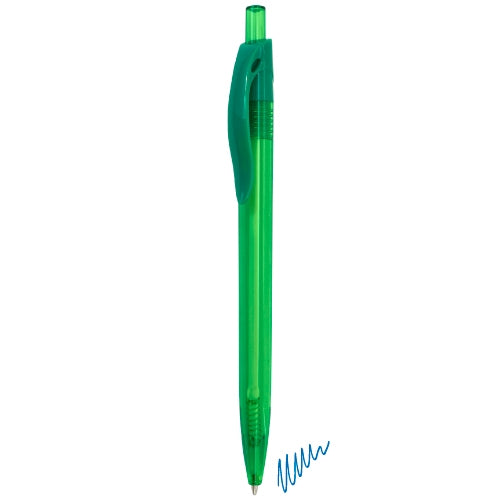 Esferográfica Transparente Azul