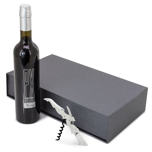 Estojo de Vinho PX com Saca-rolhas