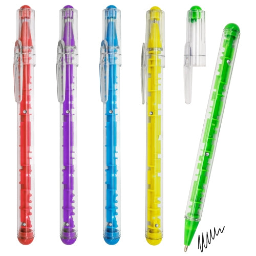 Conjunto de Esferográficas com Labirinto (10 pcs)