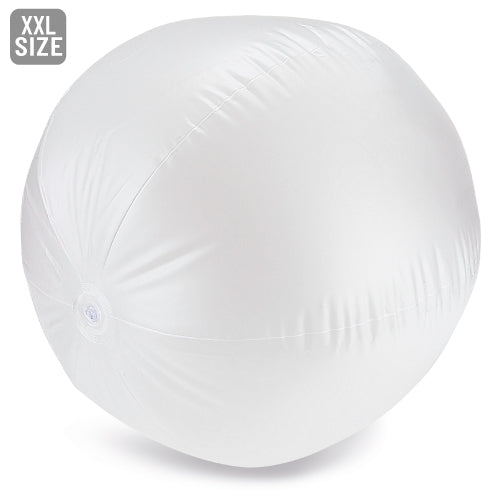 Bola de Praia Gigante Branca Translúcida