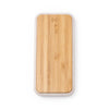 Powerbank em Bambu 10000mAh com Duas Saídas USB