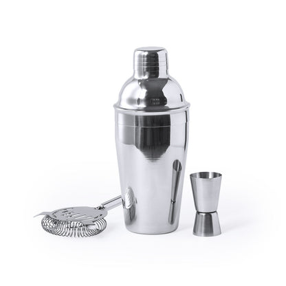 Conjunto Cocktail Aço Inox - 3 Acessórios Elegantes
