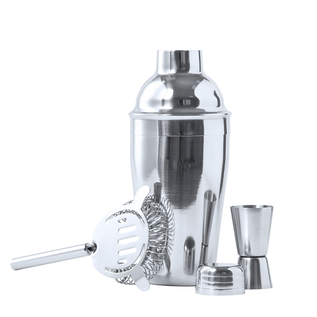 Conjunto Cocktail Aço Inox - 3 Acessórios Elegantes