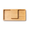 Carregador Sem Fios em Bambu com Luz LED
