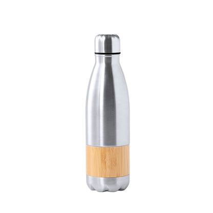 Bidão Nature em Aço Inoxidável e Bambu 750ml