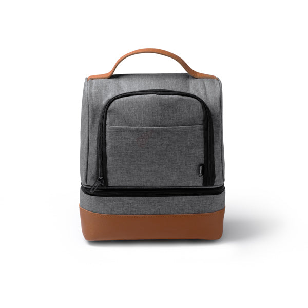 Mochila de Viagem em Poliéster com Base em Couro