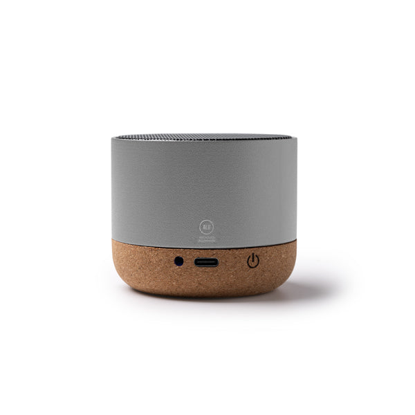 Altifalante Bluetooth em Cortiça e Plástico Moderno