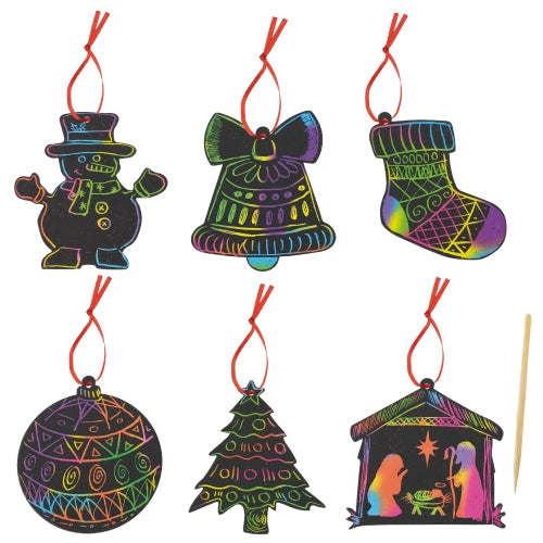 Conjunto de Adornos Natalícios de Bambú