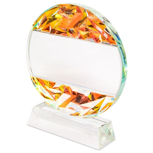 Troféu de Cristal e Madeira Horizont