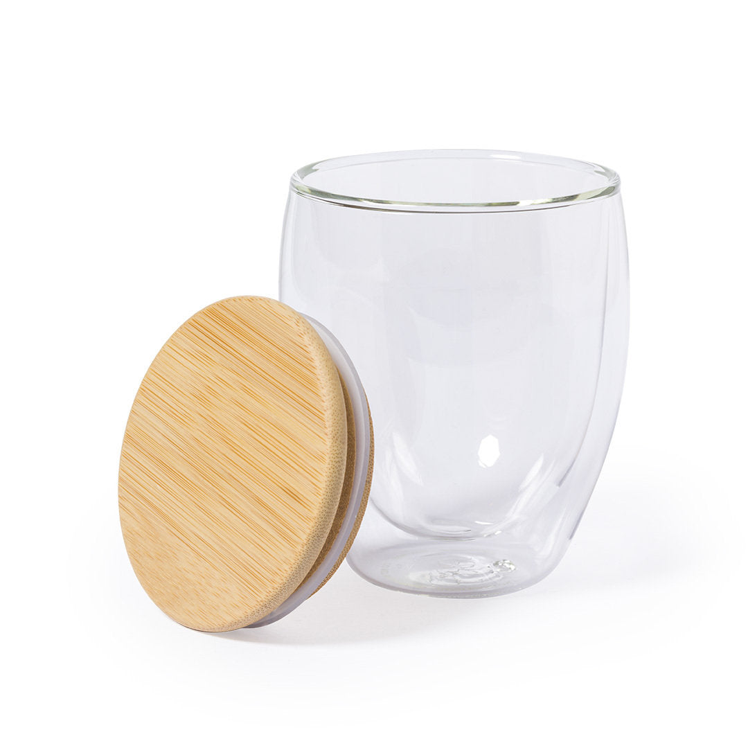 Vaso Térmico Nature 250ml em Vidro Borosilicato