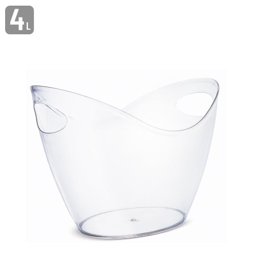 Cubo de Gelo Transparente 4L PET