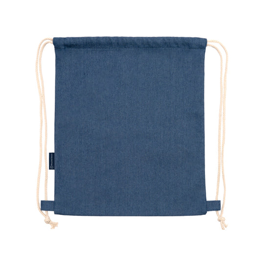 Mochila de Poliéster com Cordão e Compartimento para Laptop