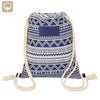 Bolsa Mochila Mykonos em Algodão