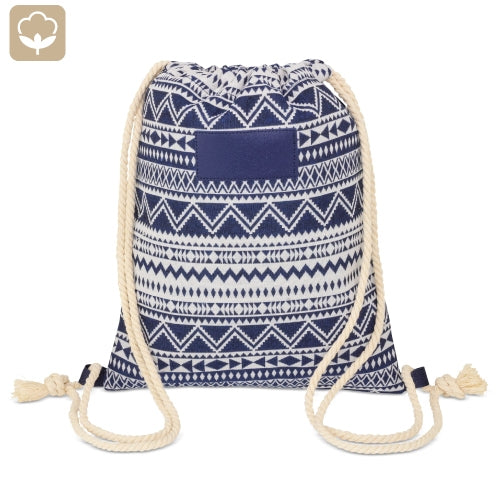Bolsa Mochila Mykonos em Algodão