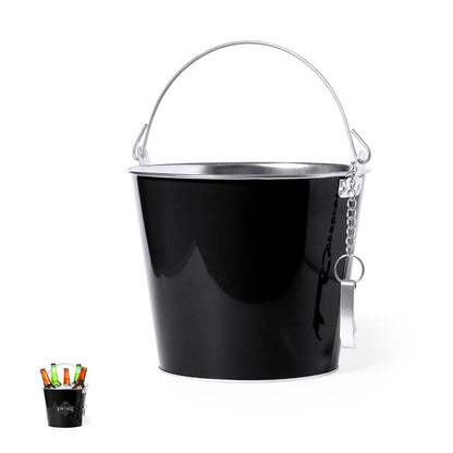 Cubo Metálico 6L com Abridor e Asa Colorido
