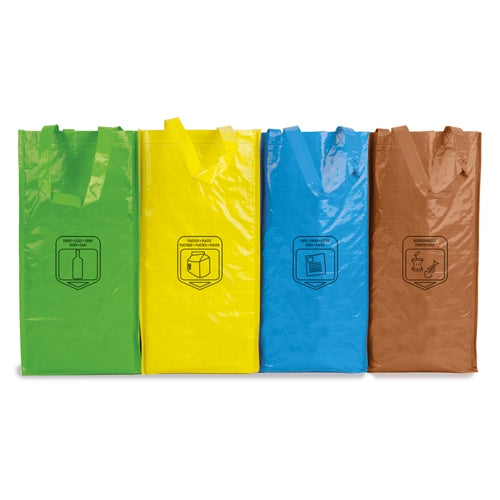 Conjunto de Bolsas de Reciclagem Non Woven