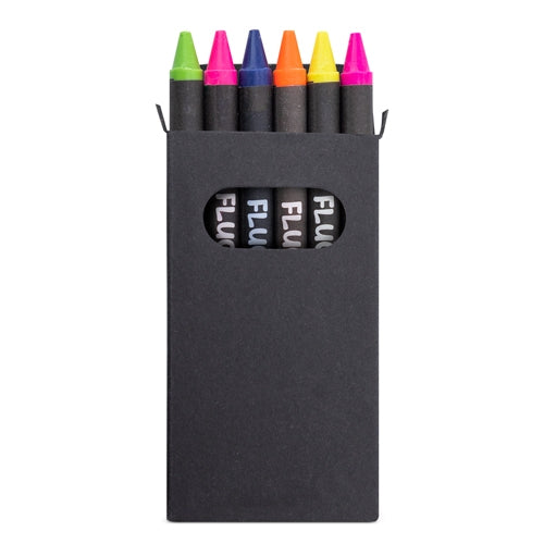 Caixa de 6 Ceras Fluorescentes