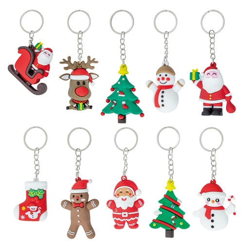 Set de 10 Porta-Chaves Natalícios Lubec