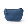 Necessaire em Algodão Orgânico com Zíper Azul