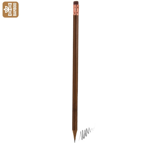 Lápis Hexagonal de Bambu com Borracha