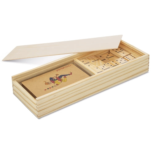 Set Eco de Dominó e Cartas em Papel Reciclado