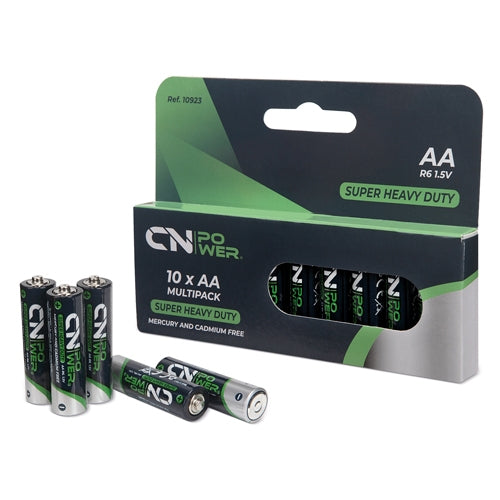 Pack de Pilhas AA CN Power (10 Uds.)