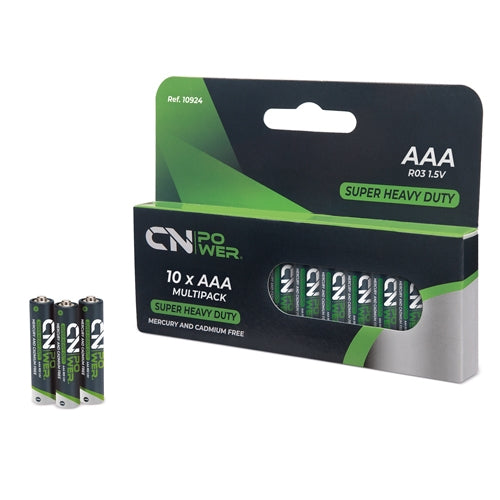 Pack de Pilhas AAA CN Power (10 Uds.)