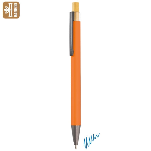 Esferográfica Alumínio e Bambu
