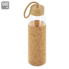 Garrafa de Cristal com Tampa de Bambu Zasi