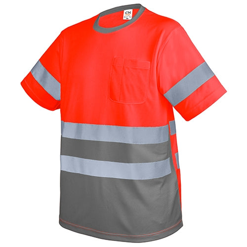 Camiseta com Bolso e Bandas Reflectoras