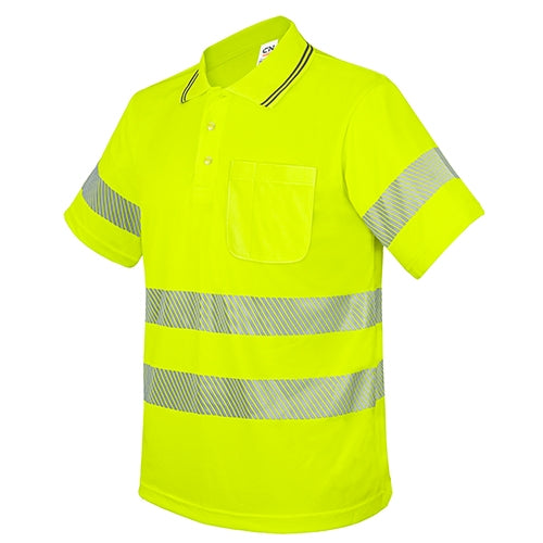 Polo com Bolso e Bandas Reflectoras