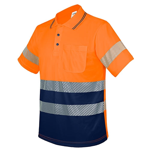 Polo com Bolso e Bandas Reflectoras