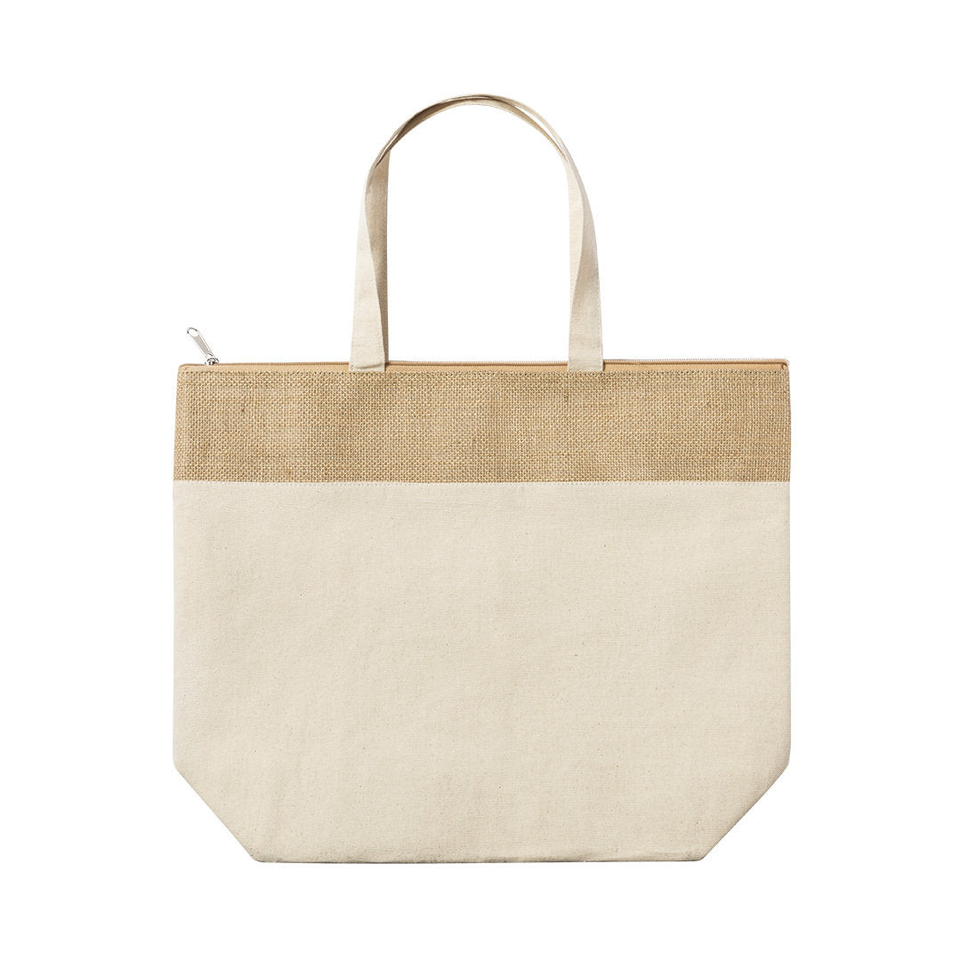 Bolsa Térmica Linax em Algodão e Juta Resistente