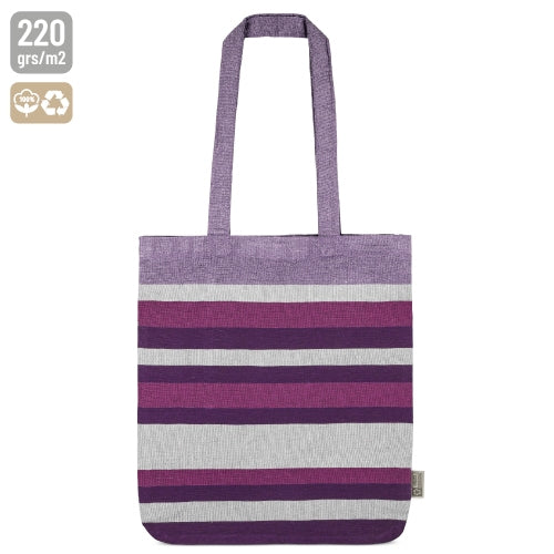 Bolsa de Algodão Reciclado com Riscas