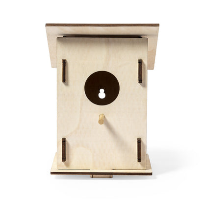 Casota para Pássaros em Madeira 4mm Fácil Montagem