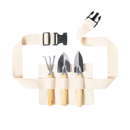 Conjunto de Jardinagem Maurix com 3 Acessórios em Metal